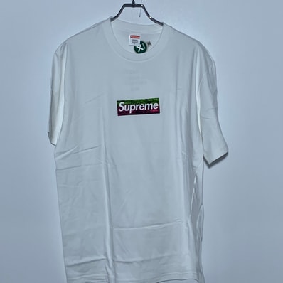 Supreme Los Angeles Fire Relief Box Logo Tee "White"