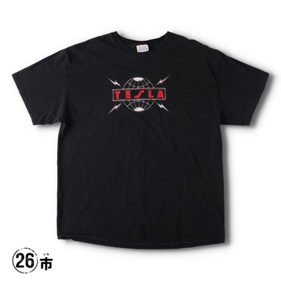 古着 00年代 ヘインズ Hanes TESLA テスラ バンドTシャツ バンT メンズXL相当/evb029227