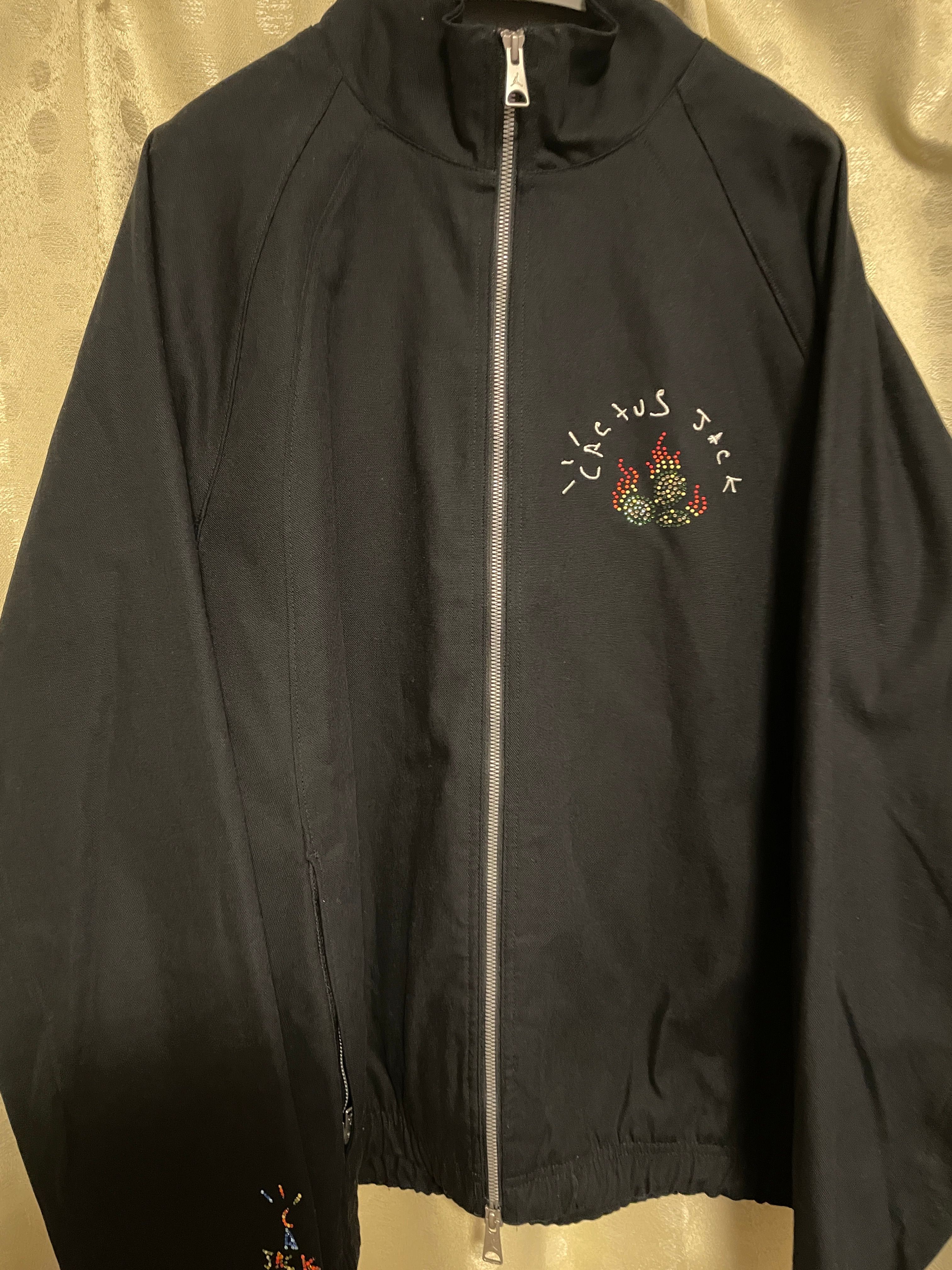 Travis Scott x Air Jordan Brand M J TS WVN JKT "Black"