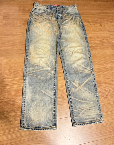 Supreme Regular Jean (25FW) "Dirty Indigo"