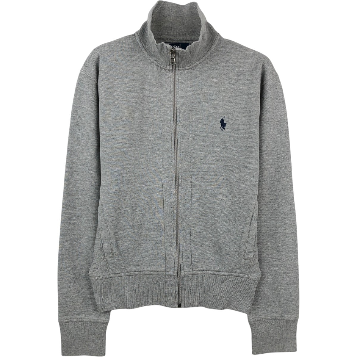 古着 ラルフローレン Ralph Lauren POLO by Ralph Lauren 鹿の子 フルジップスウェットシャツ トレーナー レディースS相当/eaa631069