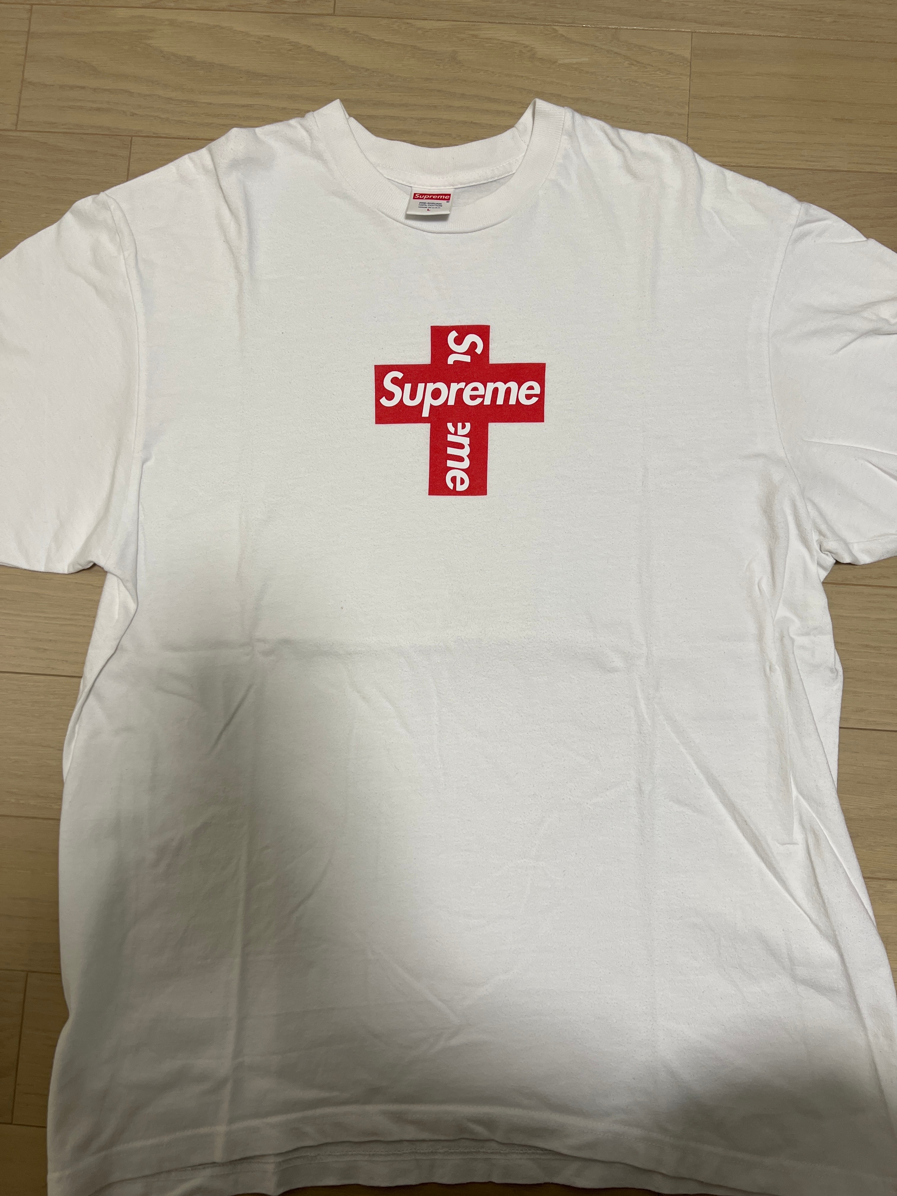 Supreme Cross Box Logo Tee "White"