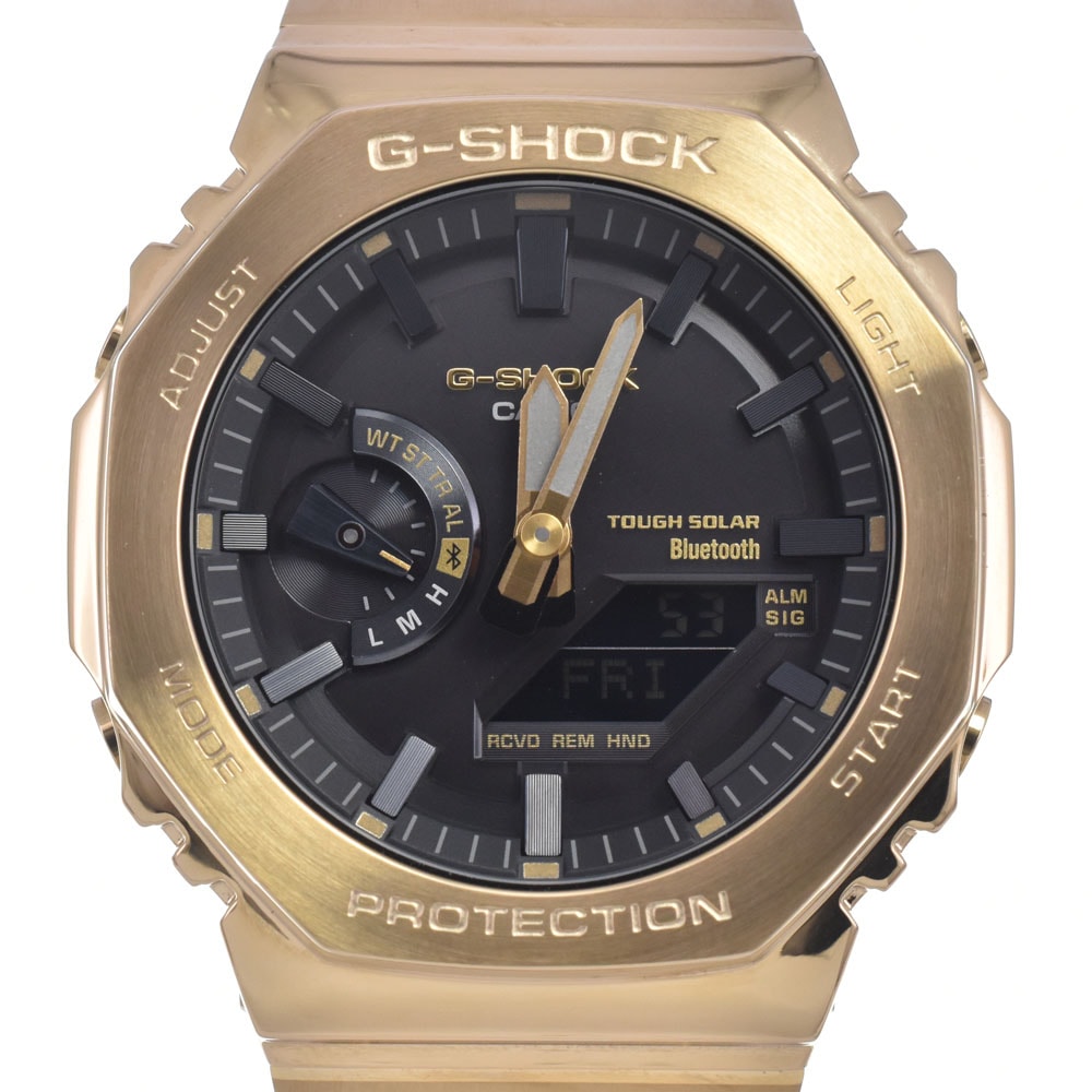 カシオ CASIO GM-B2100GD-9AJF G-SHOCK フルメタル ブラック ソーラー電波 メンズ 美品 箱付き 腕時計 K#150900