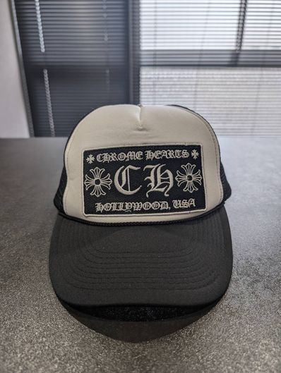 Chrome Hearts Trucker Cap CH "Black/White"