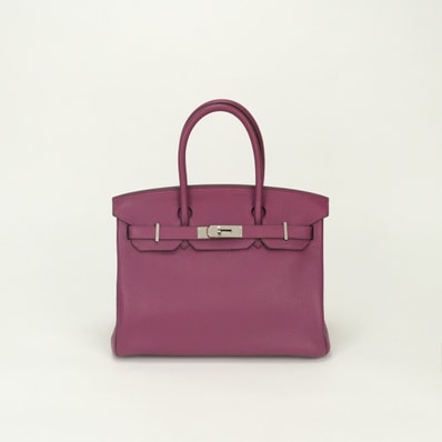 エルメス HERMES バーキン30 バーキン 30 バッグ トートバッグ トリヨンクレマンス トスカ Tosca ピンク Pink シルバー金具 ハンドバッグ