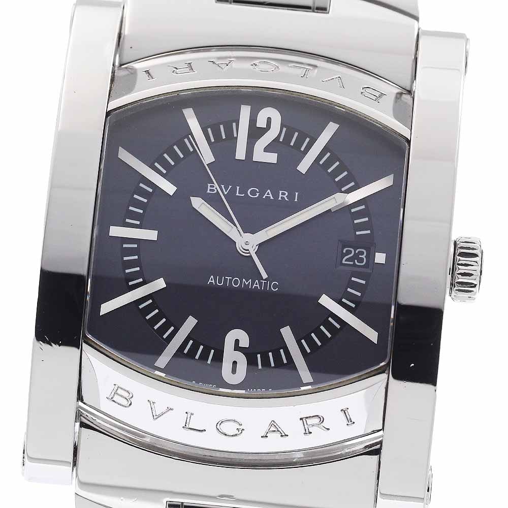 ★箱・保 ブルガリ アショーマ デイト AA48S 自動巻き メンズ 【中古】