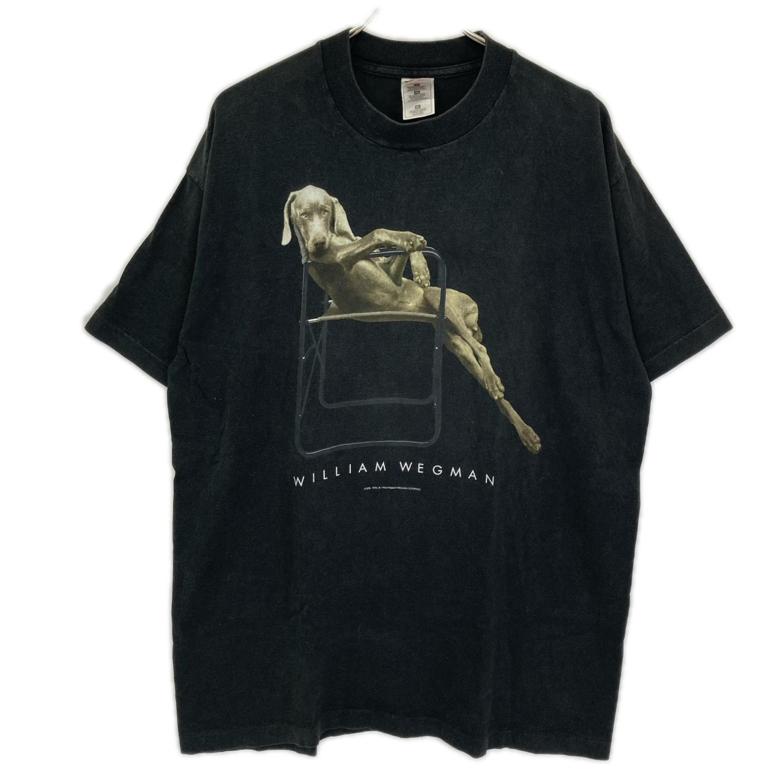フルーツオブザルーム 90s ブラック William Wegman Tシャツ XL