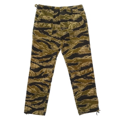 WACKO MARIA ワコマリア パンツ TIGER CAMO ARMY タイガー カモ ミリタリー パンツ マルチカラー系 カーキ系 S【中古】