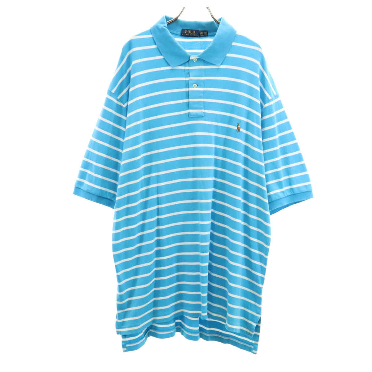 POLO RALPH LAUREN ポロラルフローレン 半袖 ポロシャツ 2XL ブルー系 ビッグサイズ