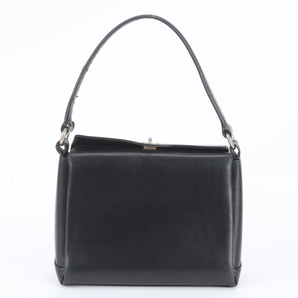 ■美品 グッチ オールド ターンロックショルダーバッグ レザー