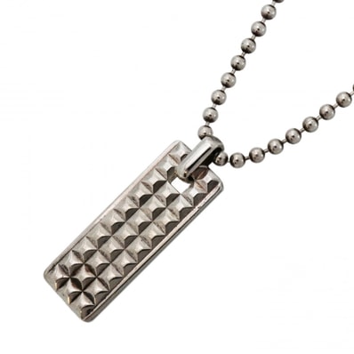 【6jdb0132-k】ティファニー ネックレス スクエアスタッズ シルバー925【中古】メンズ レディース ユニセックス