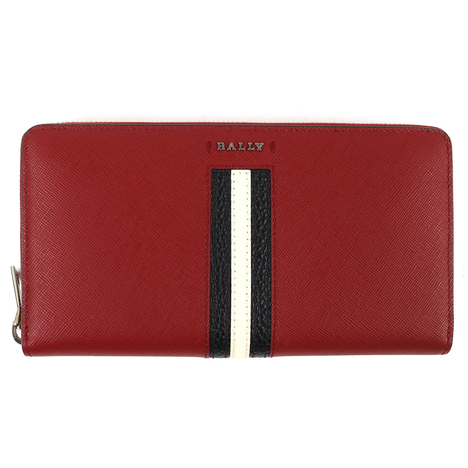 未使用品 バリー 長財布 トレインスポッティング レッド レディース 6219454