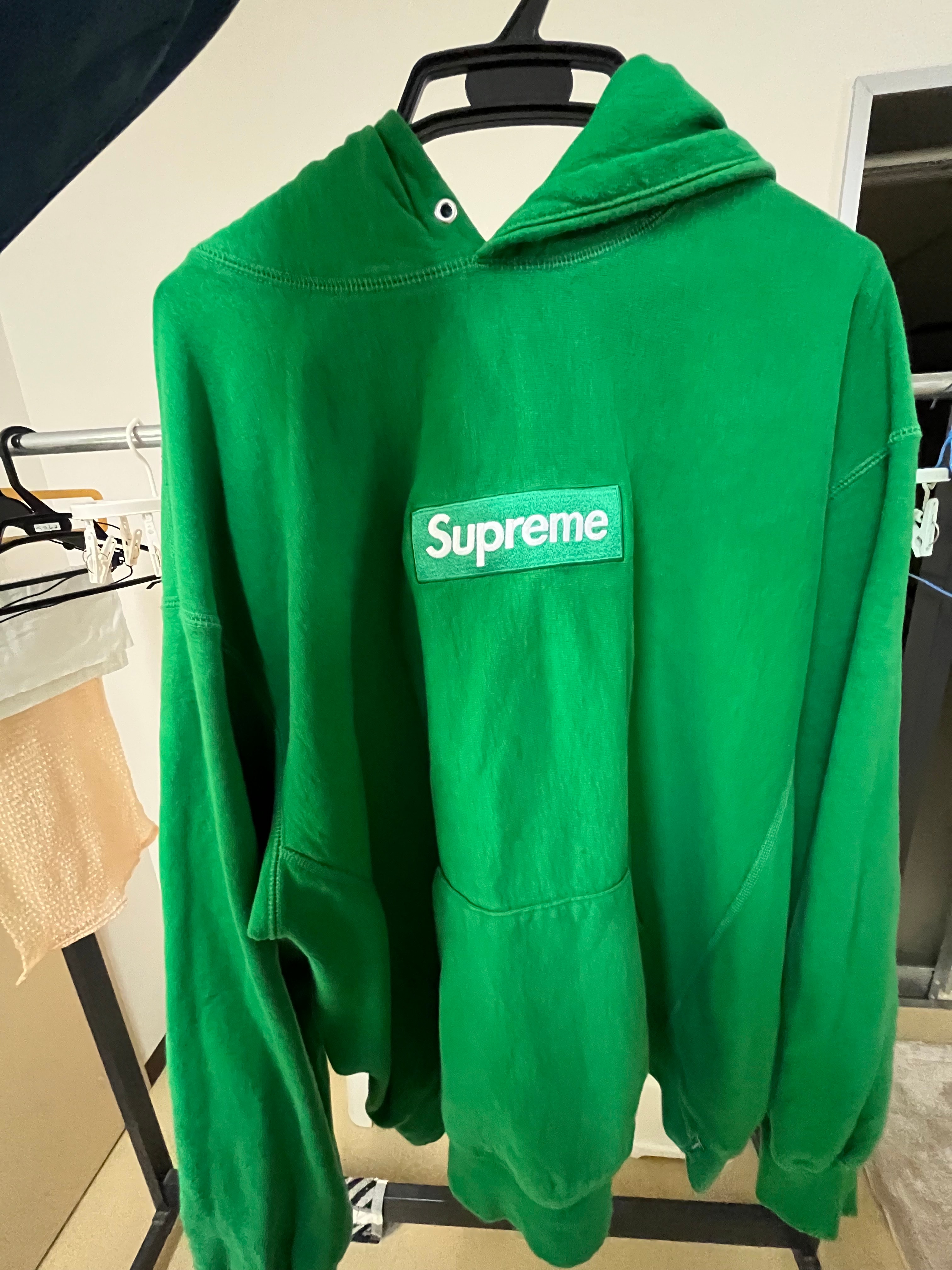 Supreme Box Logo Hooded Sweatshirt "Green" (24FW)