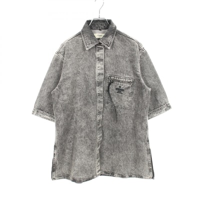 フェンディ FENDI デニムジャケット 衣料品 アウター コットン レディース グレー系 【中古】
