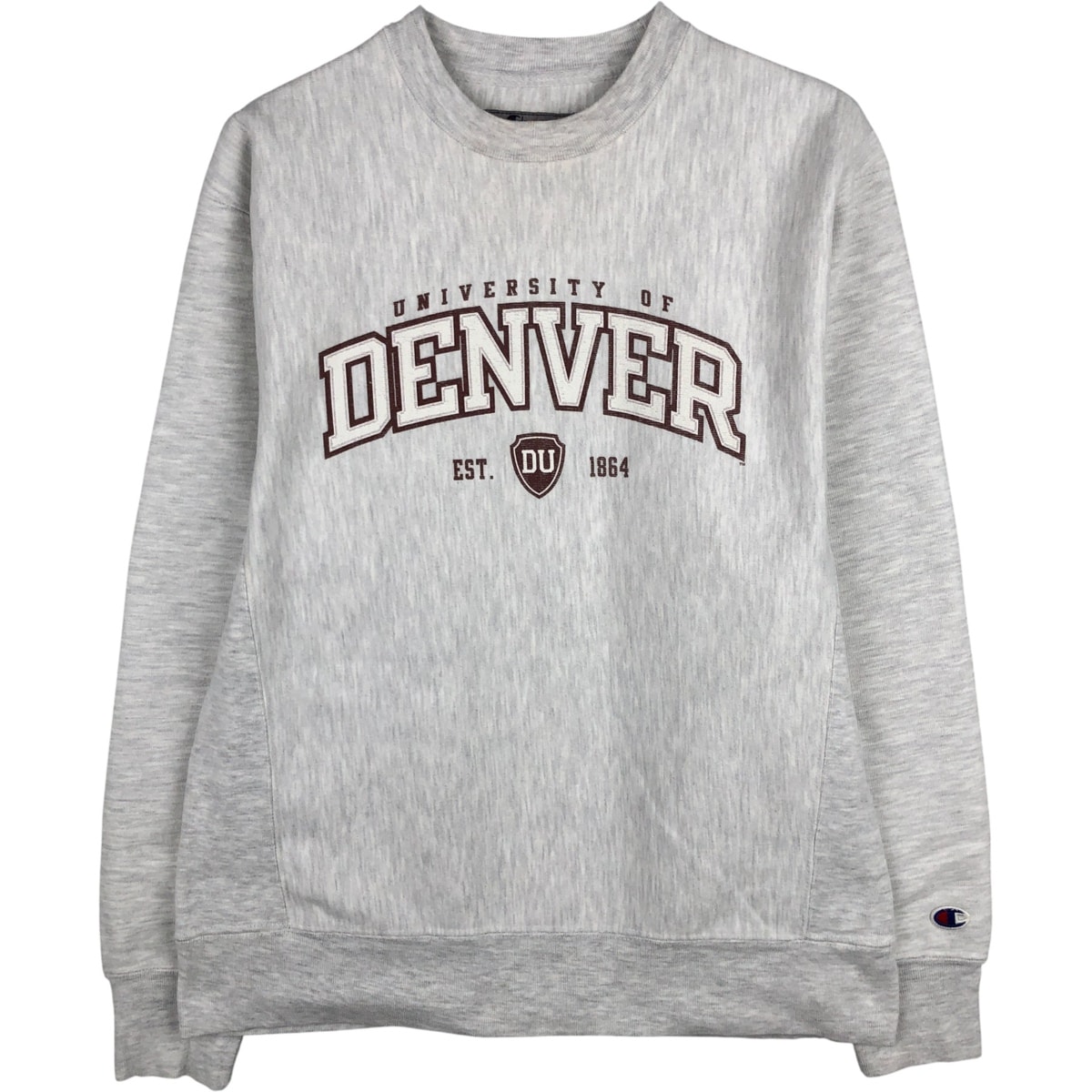 古着 00年代 チャンピオン Champion ORIGINAL REVERSE WEAVE 3連プリント オリジナルリバースウィーブ カレッジスウェットシャツ トレーナー メンズS相当/eaa604001