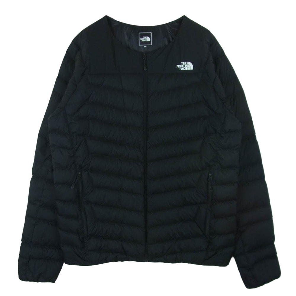 THE NORTH FACE ノースフェイス NY82313 Thunder Roundneck jacket サンダーラウンドネック ダウン ジャケット ブラック系 XXL【中古】