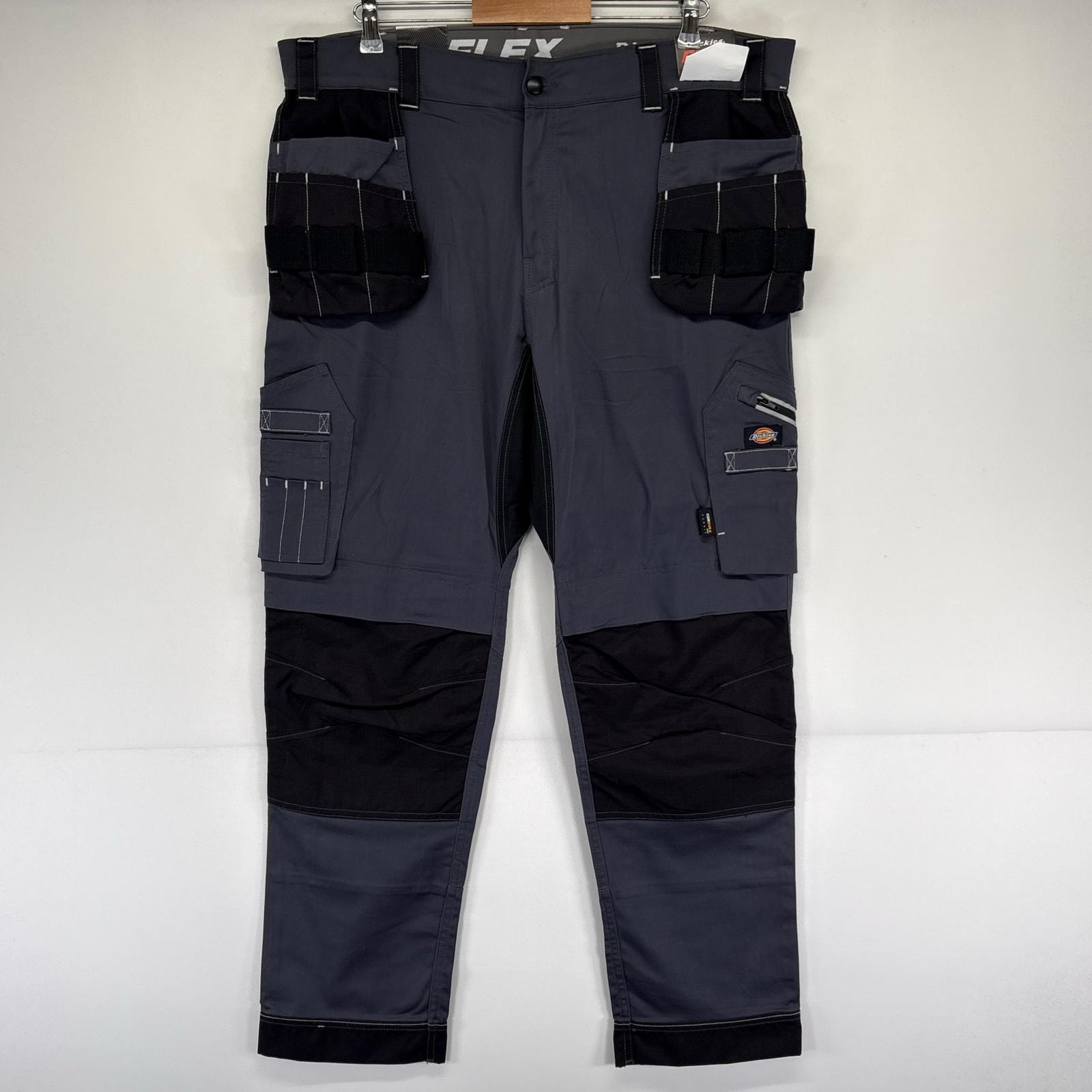 古着 美品 ディッキーズ Dickies パンツ タグ付き ワーク デッドストック 大きいサイズ W40 L32  グレー系 メンズ
