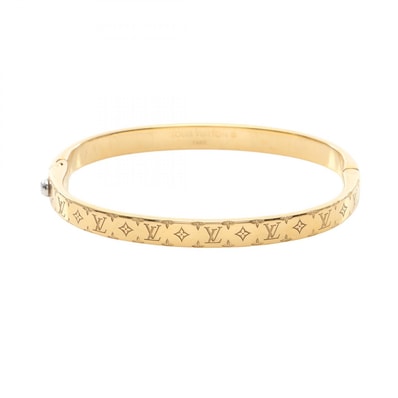 ルイ・ヴィトン LOUIS VUITTON ナノグラム ブレスレット アクセサリー GP(ゴールドメッキ) レディース ゴールド系 【中古】