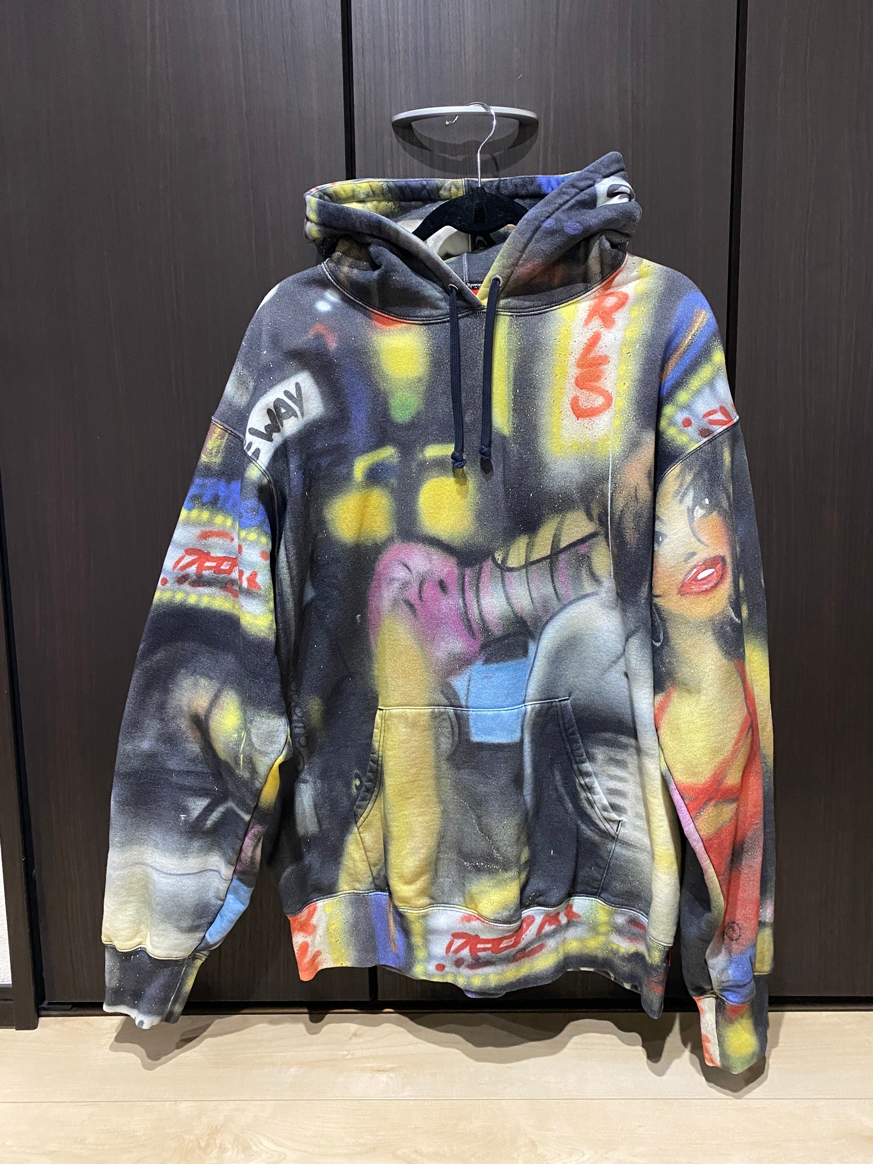 Supreme Lady Pink/Supreme Hooded Sweatshirt "Multi"