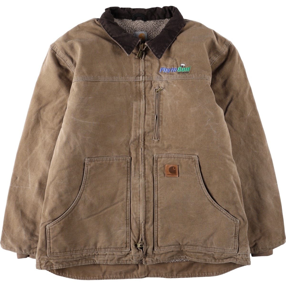 古着 カーハート Carhartt リッジコート アドバタイジング 中綿入り ダックワークジャケット メンズL相当/eaa675584