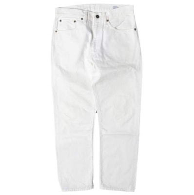orslow オアスロウ 日本製 107 IVY FIT WHITE DENIM アイビーフィット ホワイトデニムパンツ S(1) ホワイト 5ポケット テーパード ジップフライ ジーンズ ボトムス g27639