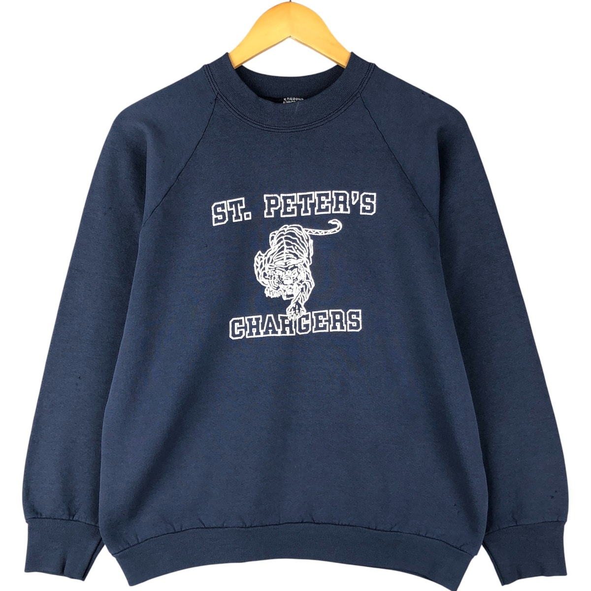 古着 ~90年代 フルーツオブザルーム FRUIT OF THE LOOM プリントスウェットシャツ トレーナー USA製 メンズL相当 ヴィンテージ/eaa596799