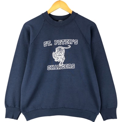 古着 ~90年代 フルーツオブザルーム FRUIT OF THE LOOM プリントスウェットシャツ トレーナー USA製 メンズL相当 ヴィンテージ/eaa596799