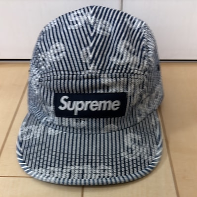 Supreme Denim Camp Cap "Stripe" (24SS)