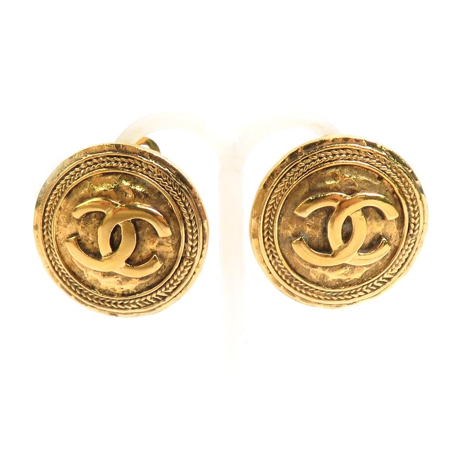 シャネル CHANEL イヤリング ココマーク メタル ゴールド レディース【中古】 e62133j