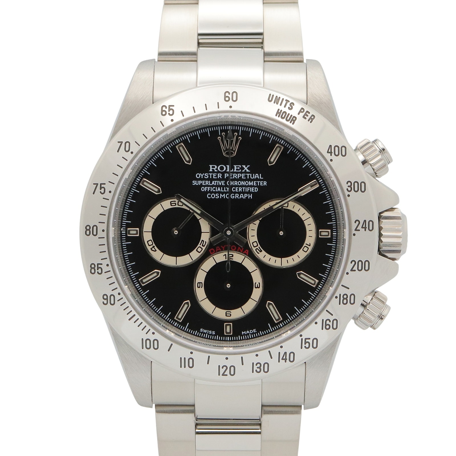 ロレックス ROLEX デイトナ P番 腕時計 時計 ステンレススチール メンズ ブラック系 16520 【中古】