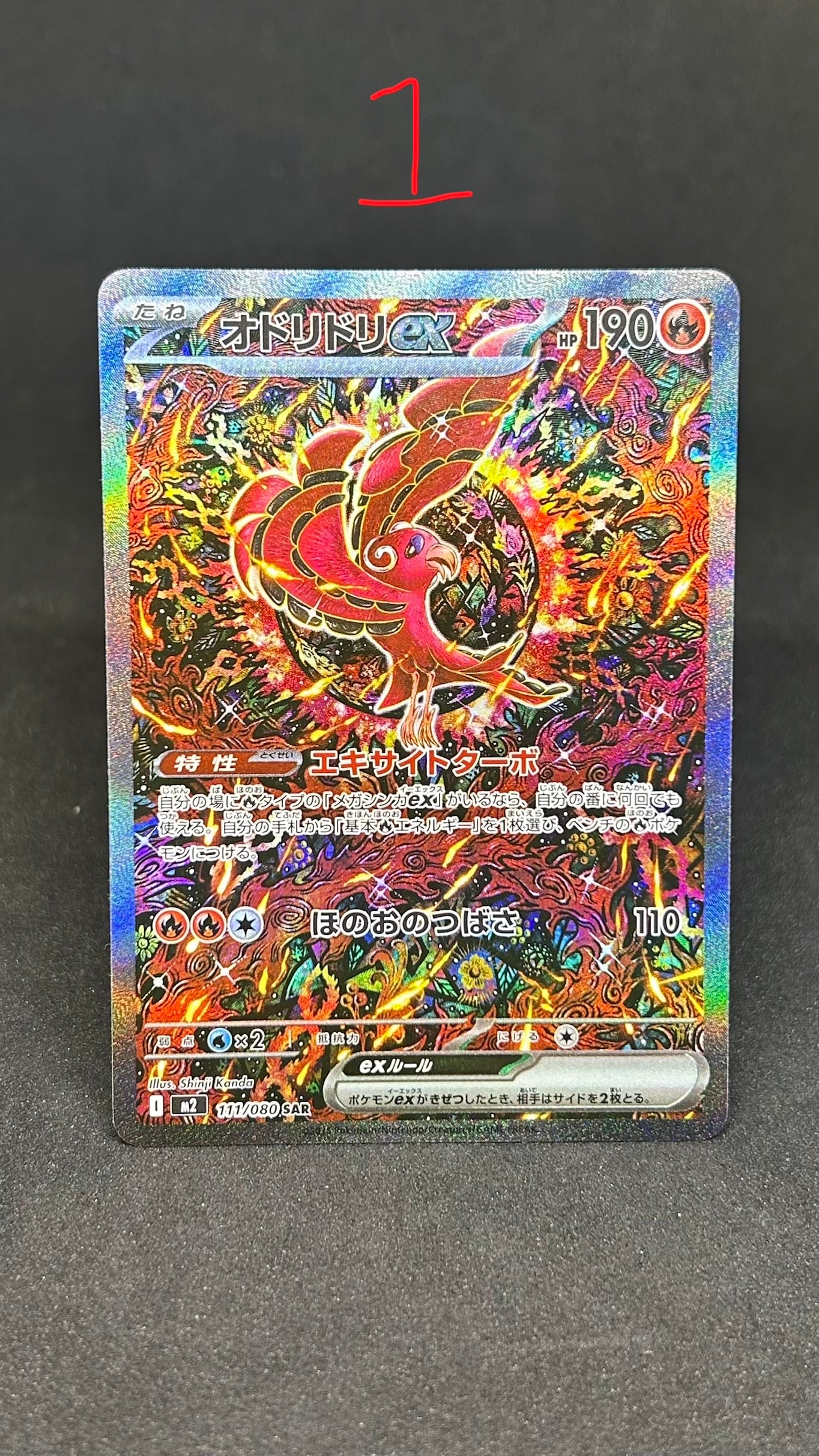 オドリドリex SAR [M2 111/080](拡張パック「インフェルノX」)