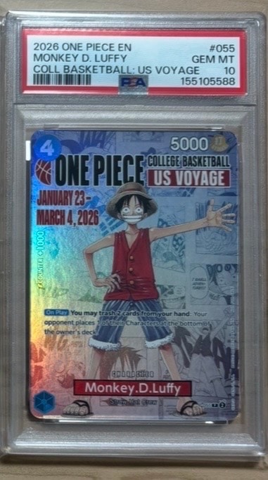 PSA10】モンキー・D・ルフィ：P (開封済) [P-055]【英語版