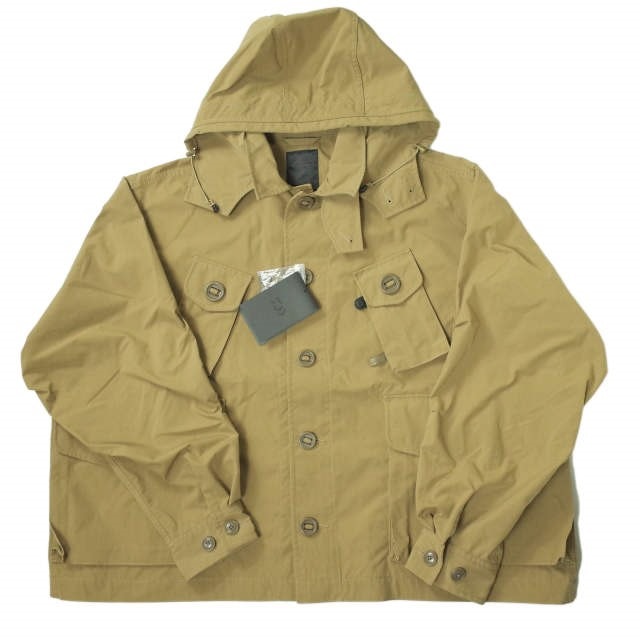 新品 DAIWA PIER39 ダイワ ピア39 22SS Tech Canadian Fatigue Jacket テックカナディアンファティーグジャケット BJ-26022 M(JP) BROWN フード アウター g6979