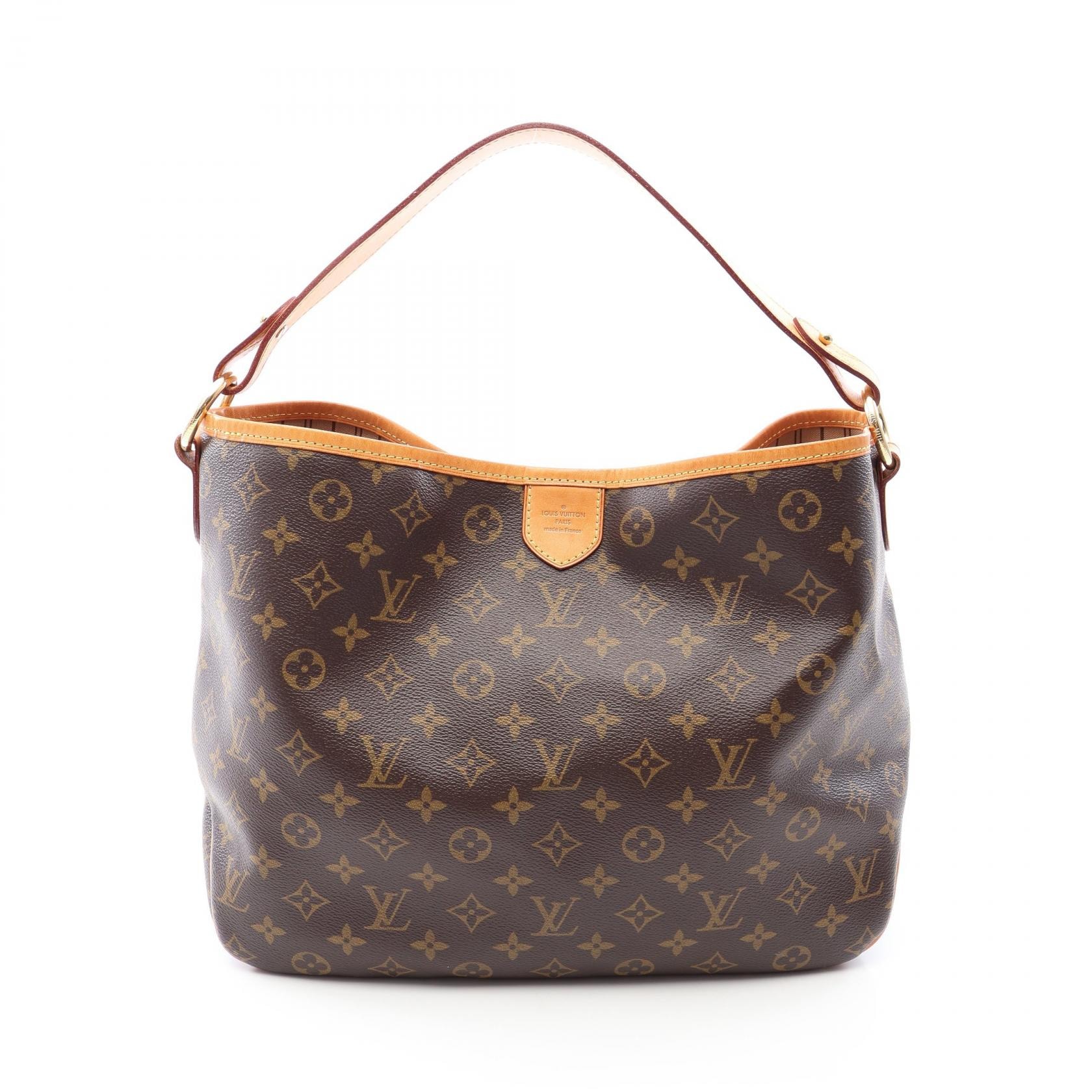 ルイ・ヴィトン LOUIS VUITTON ディライトフルPM ショルダーバッグ バッグ PVCコーティングキャンバス レザー モノグラム レディース ブラウン系 M40352 【中古】