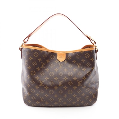 ルイ・ヴィトン LOUIS VUITTON ディライトフルPM ショルダーバッグ バッグ PVCコーティングキャンバス レザー モノグラム レディース ブラウン系 M40352 【中古】