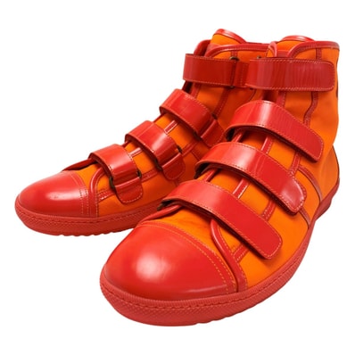 ☆☆LOUIS VUITTON ルイヴィトン ハイカットスニーカー GO0077 オレンジ 9号(約27cm)