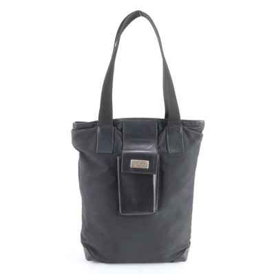 グッチ019 0373 ショルダーバッグ レザー×ナイロン