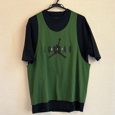 Air Jordan Off-WhiteTM️ Men's Short Sleeve Top "Green"