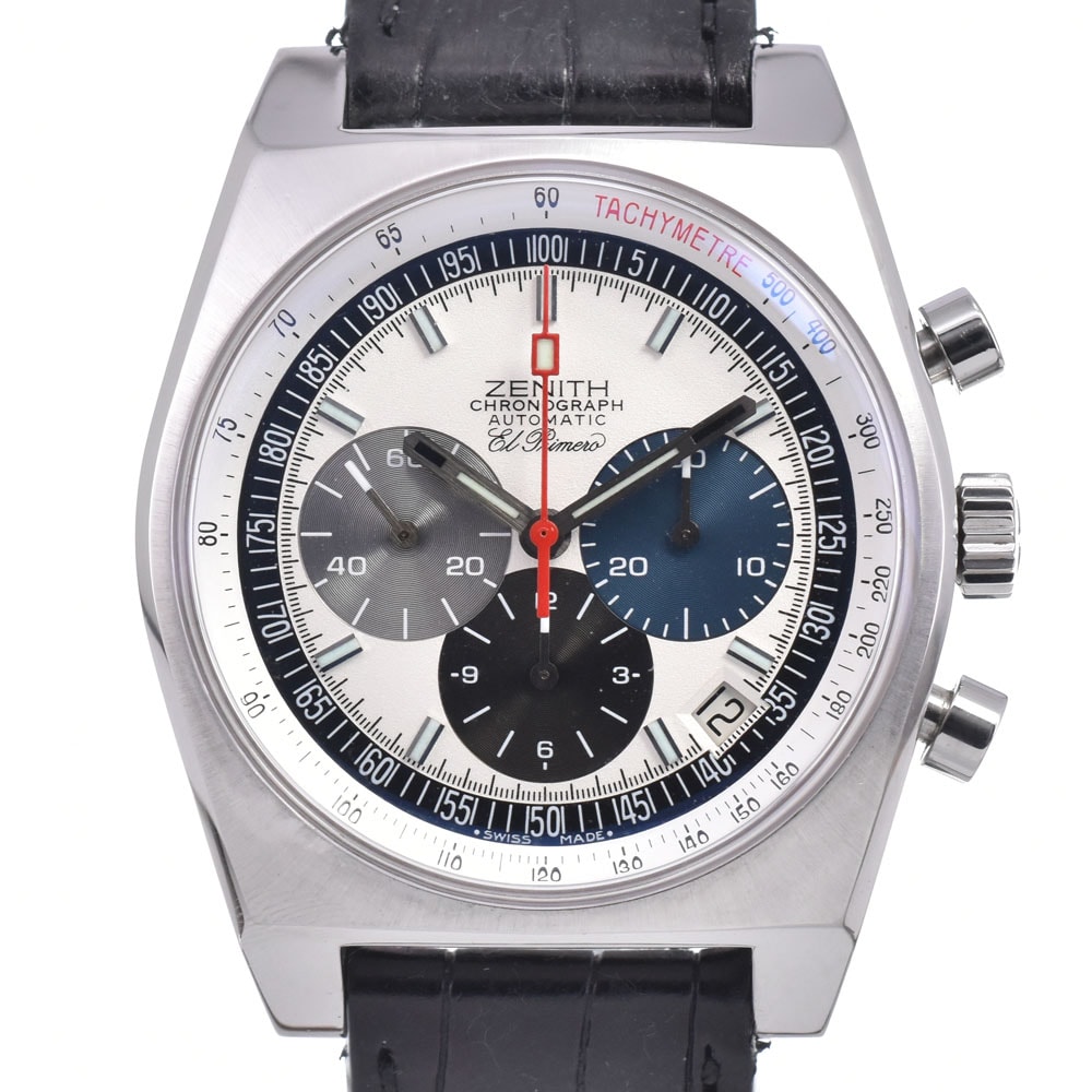 ゼニス ZENITH 03.1969.469 ニューヴィンテージ 1969オリジナル クロノグラフ シルバー 自動巻き メンズ 箱付き 腕時計 C#149666