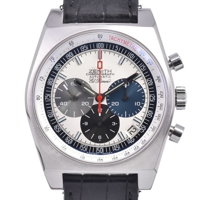 ゼニス ZENITH 03.1969.469 ニューヴィンテージ 1969オリジナル クロノグラフ シルバー 自動巻き メンズ 箱付き 腕時計 C#149666