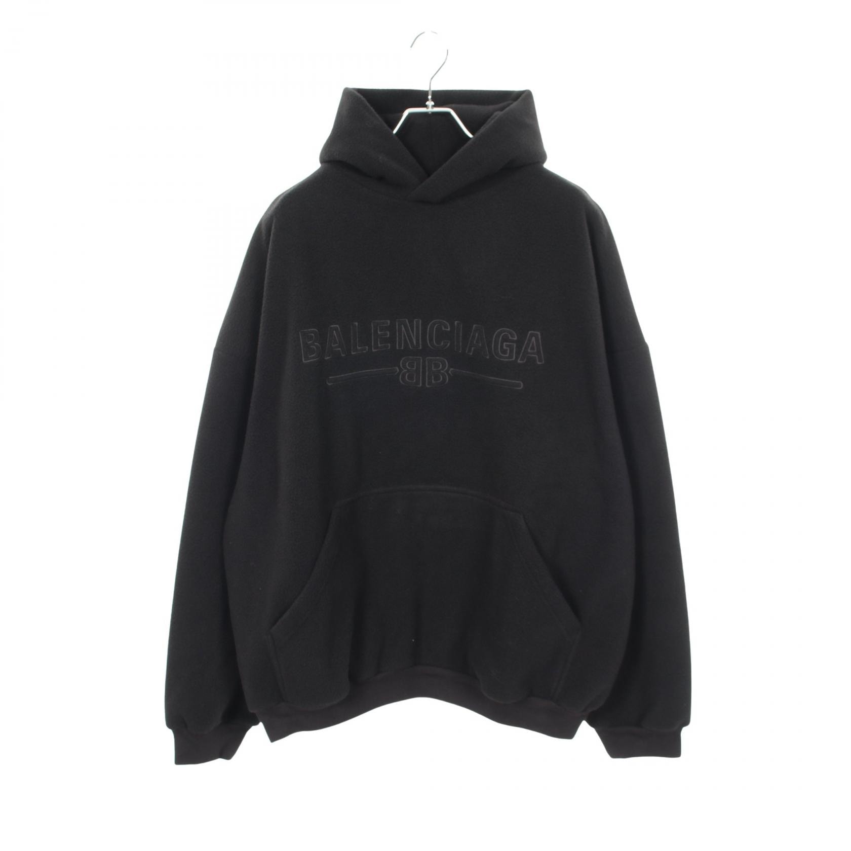バレンシアガ BALENCIAGA パーカー 衣料品 トップス ポリエステル メンズ レディース ブラック系 821861 【中古】
