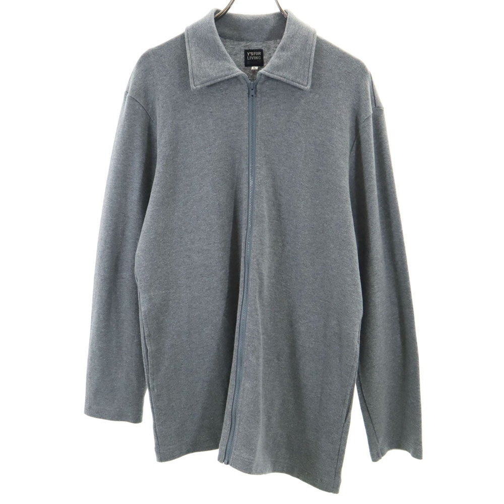 Y's for living ワイズフォーリビング 日本製 フルジップ スウェット L グレー BASICS チュニック
