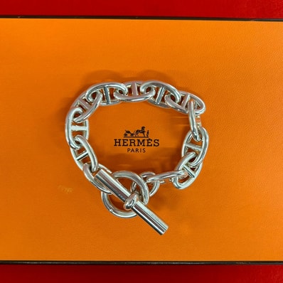 HERMES エルメス シェーヌダンクル TGM 12コマ ブレスレット シルバー925 ブレスレット シルバー
31239