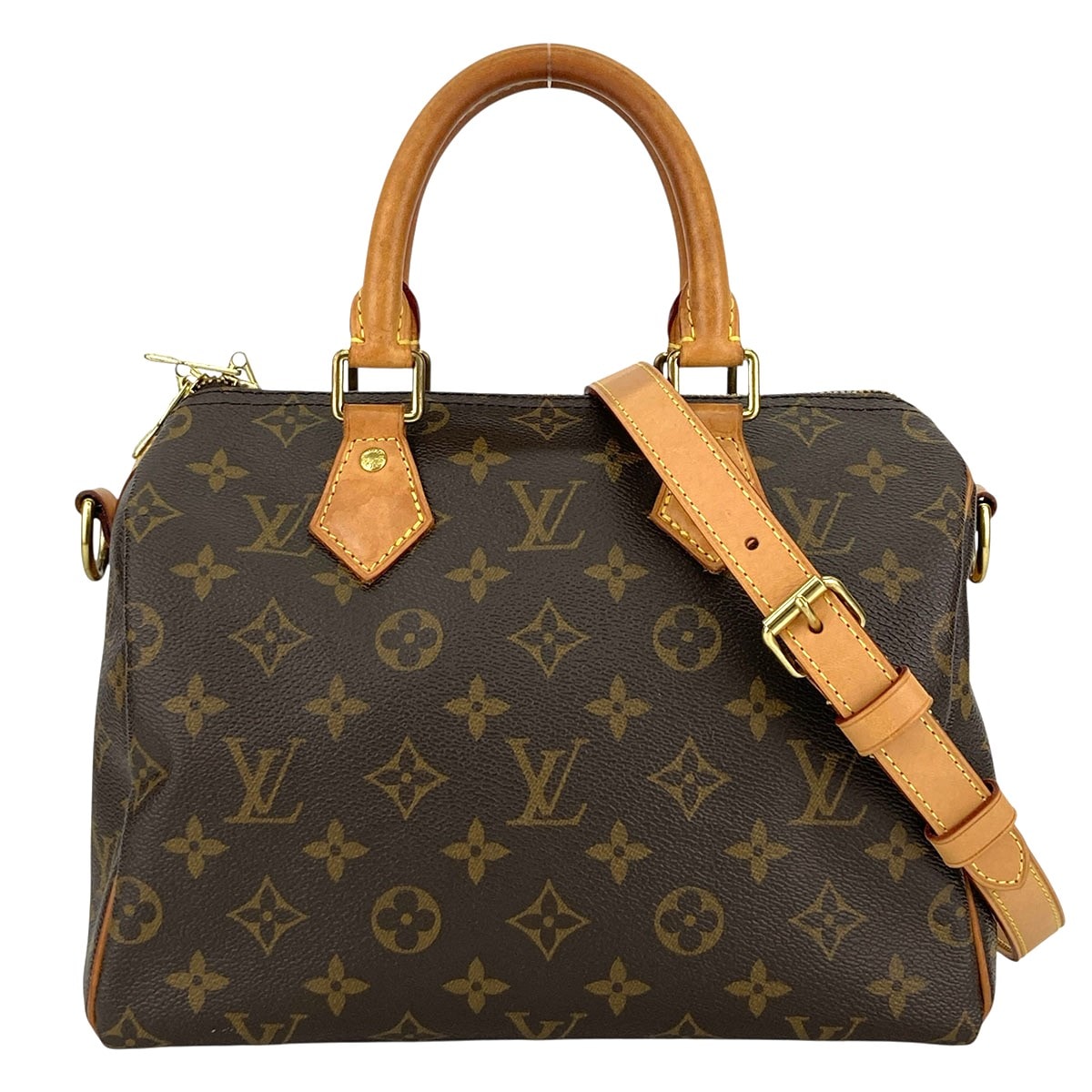 LOUIS VUITTON ルイ・ヴィトン スピーディ バンドリエール 25 ショルダーバッグ M41113 モノグラム ブラウン レディース【中古】