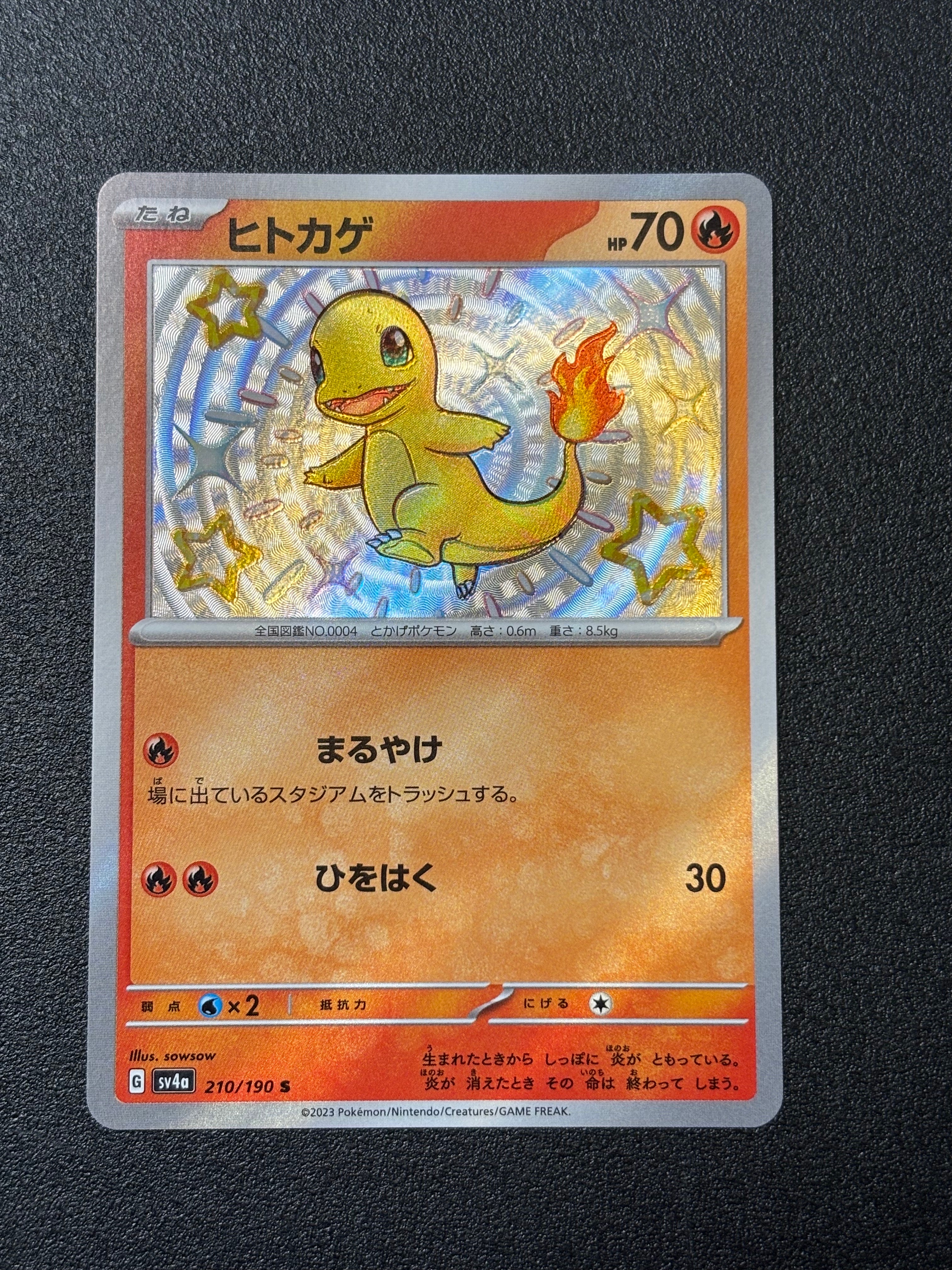 PSA10】ヒトカゲ S[SV4a 210/190](ハイクラスパック「シャイニー