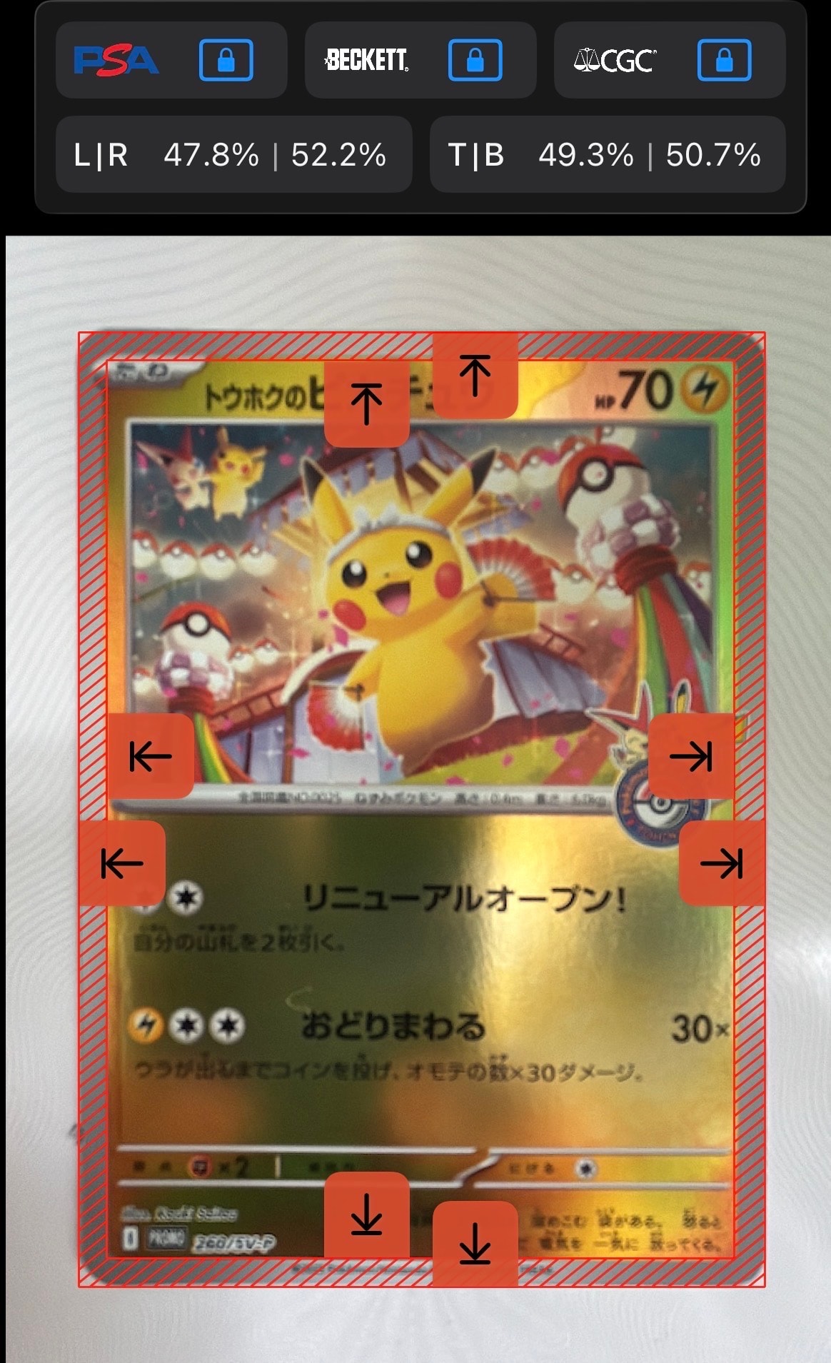 トウホクのピカチュウ P [SV-P 260](スペシャルBOX「ポケモンセンタートウホク」)