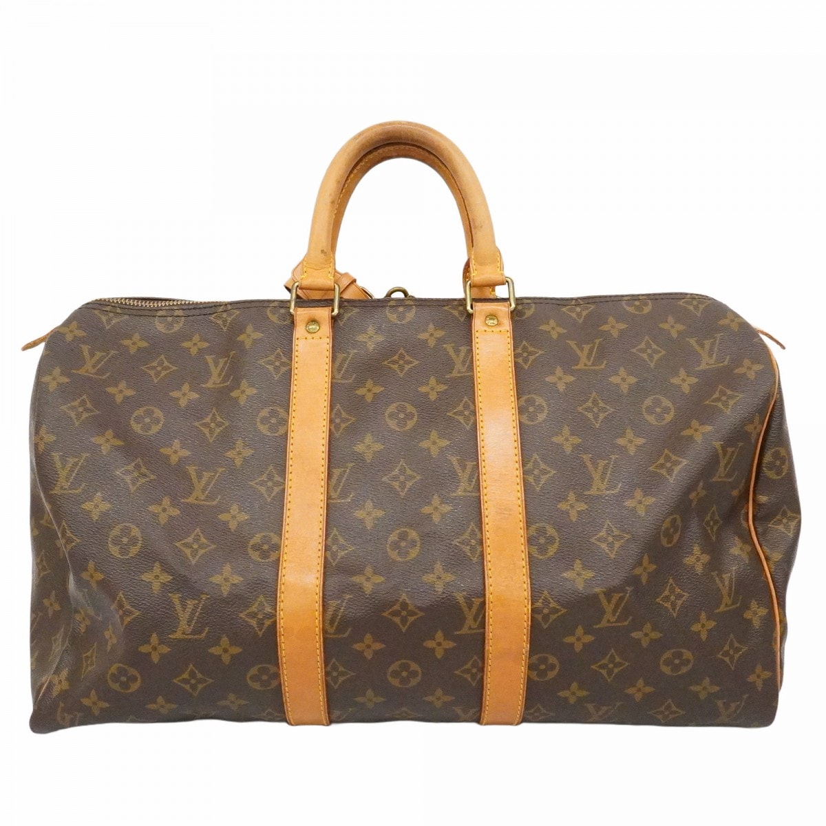 ★最終価格【6db0986】ルイヴィトン ボストンバッグ モノグラム キーポル45 M41428 ブラウン【中古】メンズ レディース ユニセックス