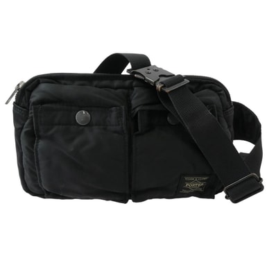 PORTER ポーター バッグ TANKER WAIST BAG ナイロン コブラバックル タンカー ウエストバッグ ブラック系【中古】