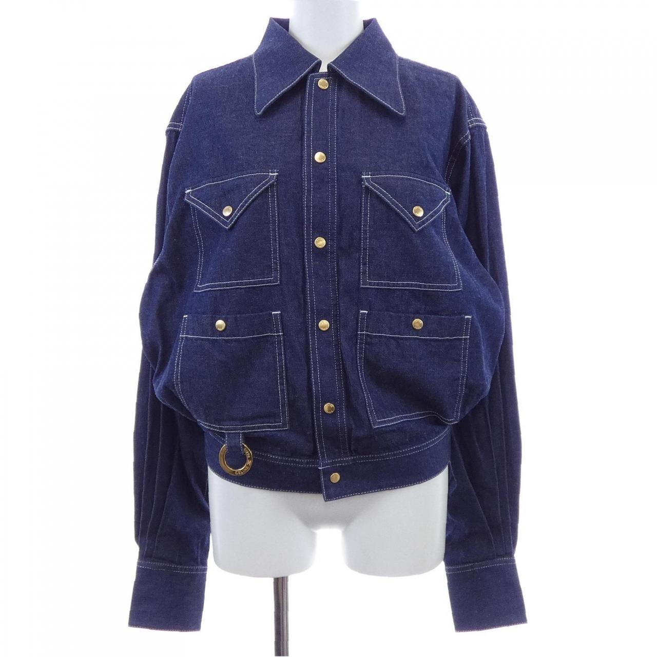 セリーヌ CELINE コットンデニムシャツ CELINE PARIS トリオンフ RV15Z2N67 シャツ