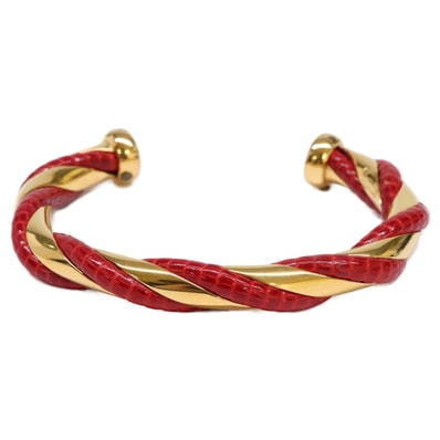 エルメス 【美品】リザード ツイスト